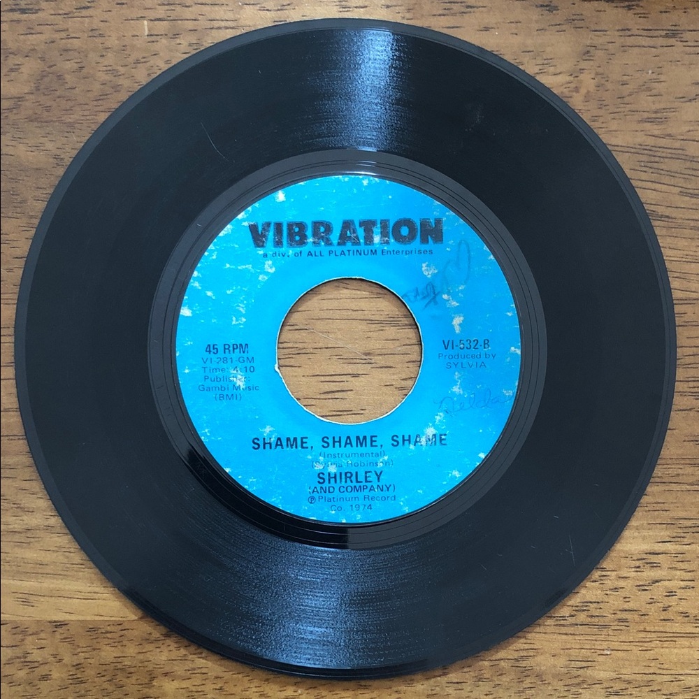 Shirley and Company Vinyl 45 Record